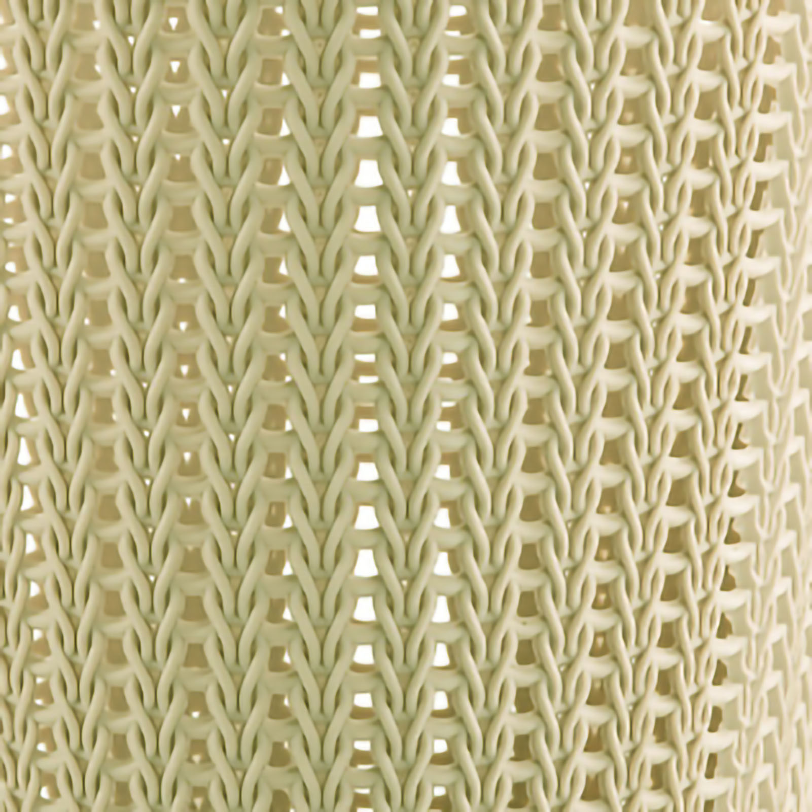 Runder, Grüner Mülleimer Aus Kunststoff In Rattanoptik Mit Schiebedeckel, Größe L