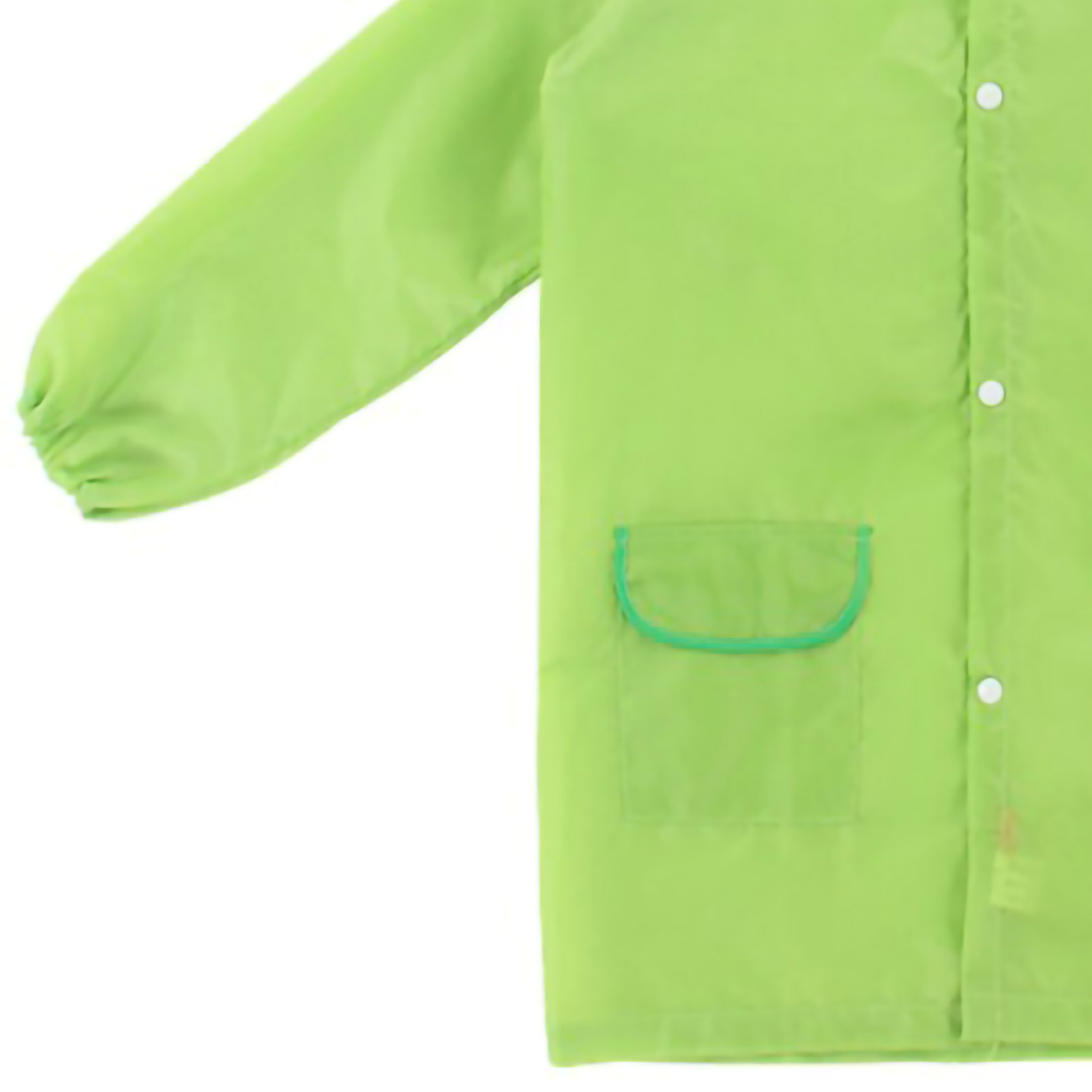 Kinderregenmantel Mit Tiermotiven, Farbenfroh, Im Cartoon-stil, Umweltfreundlich, Grün