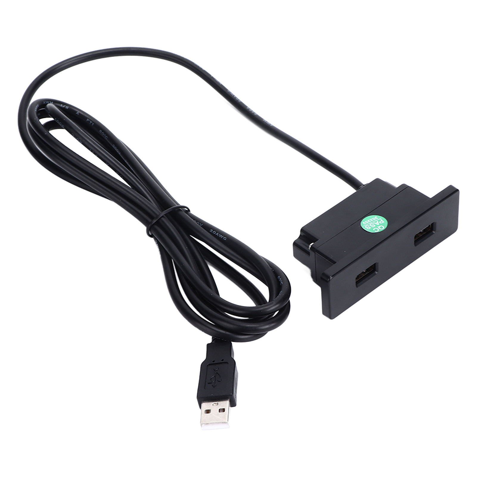 Einbau-usb-steckdosenleiste 5v 2,5 Meter Mit Zwei Usb-anschlüssen, Ladebuchse Für Sofa Und Handy