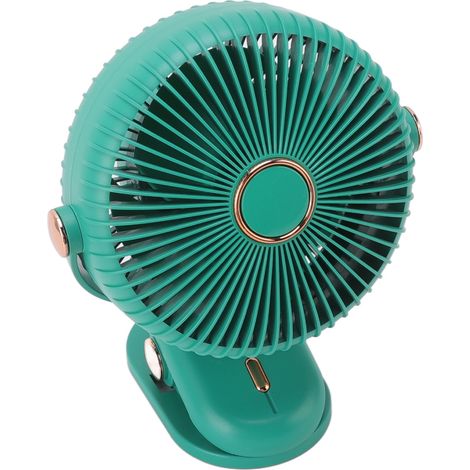 Tischventilator Zum Anklemmen, 3 Geschwindigkeitsstufen, Sicheres Design, Kompakt Und Tragbar, Ideal Für Zuhause, Studentenwohnheime Und Kinderwagen (weiß).