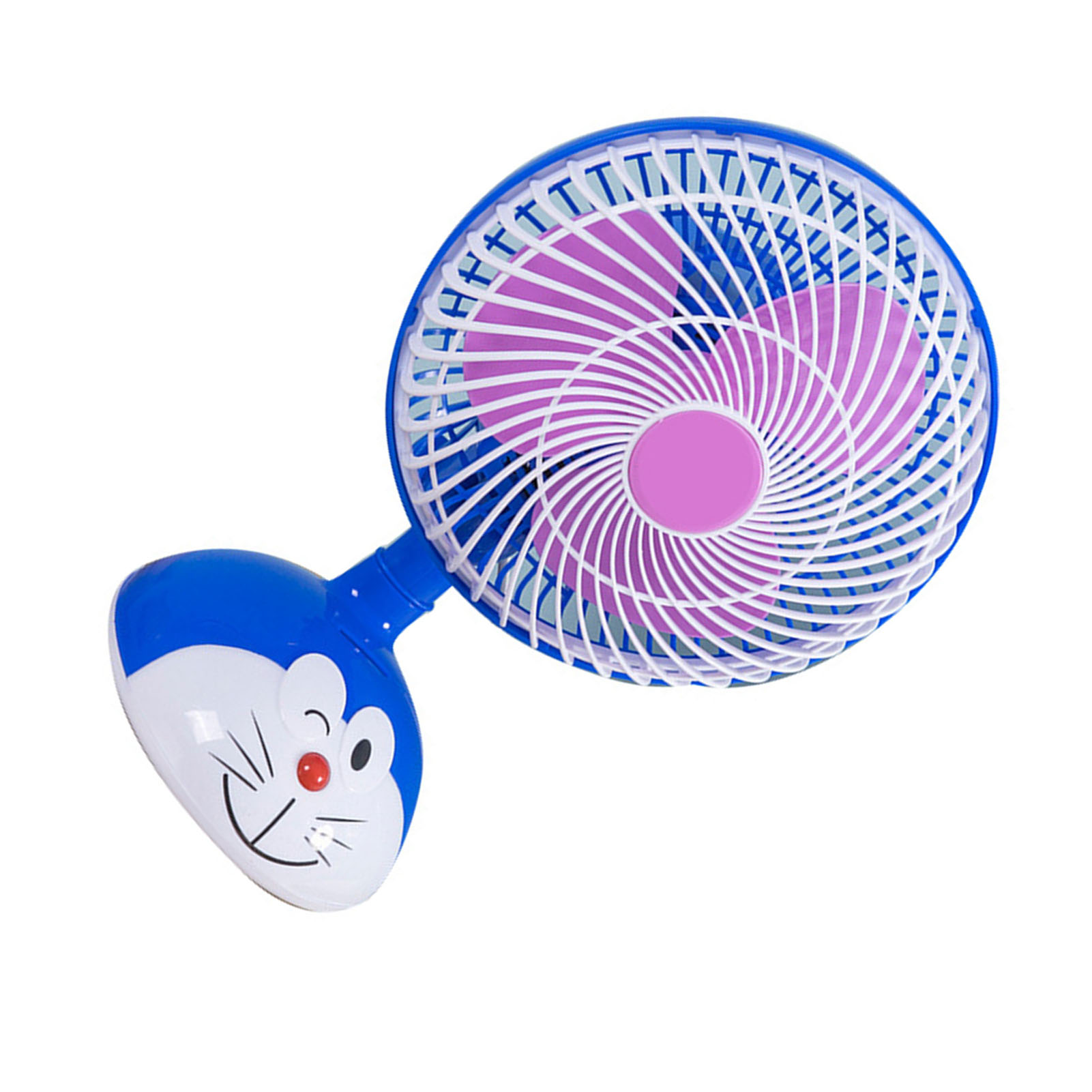 Elektrischer Mini-tischventilator Mit 3 Flügeln, Automatischem Schwenkkopf, Tragbar Und Leise, Typ 2, Ideal Für Büro Und Schlafzimmer.