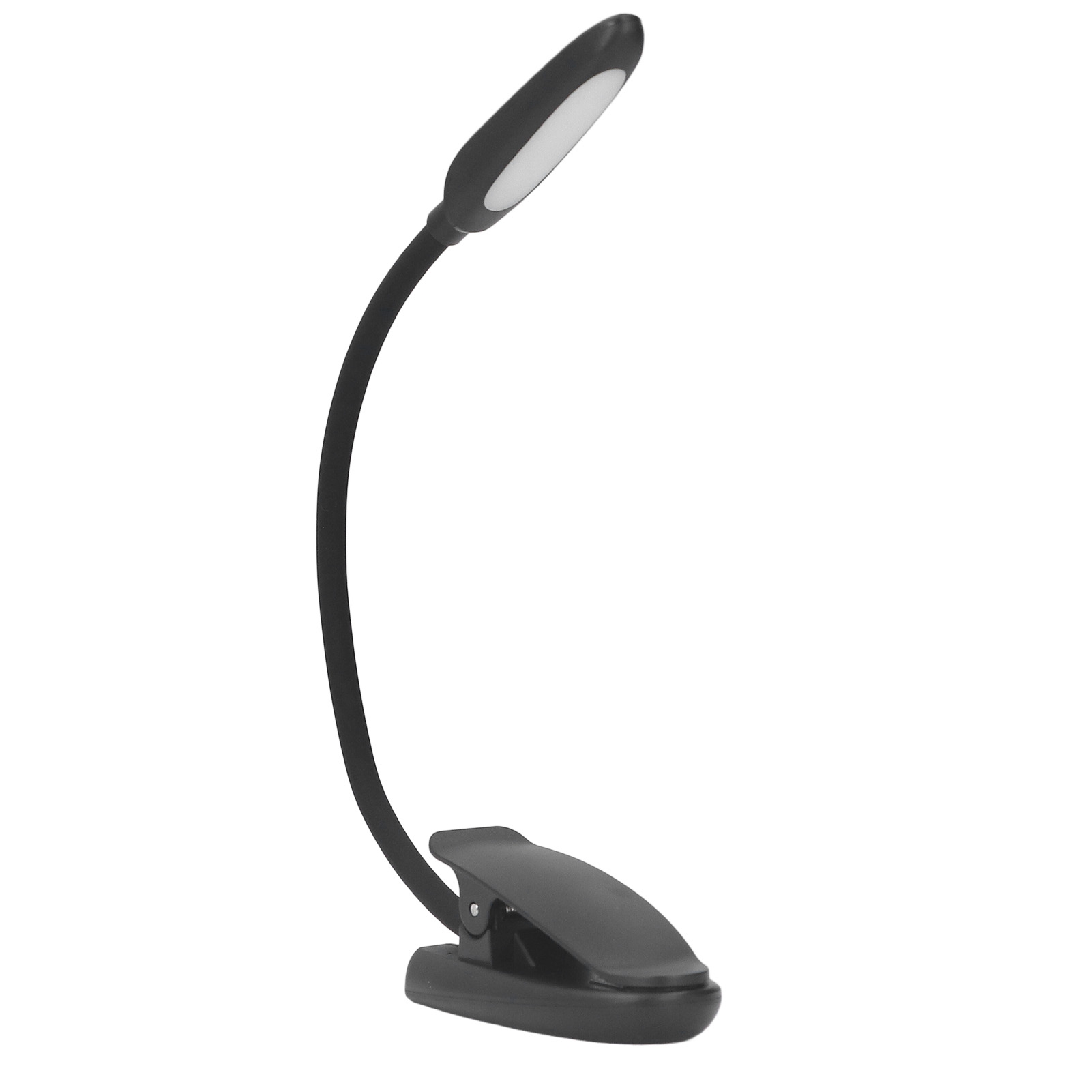 Klemmbare Leselampe Mit 6 Leds, Usb-ladefunktion Und 360° Flexiblem Schwanenhals Zur Befestigung Am Schreibtisch Oder Kopfteil