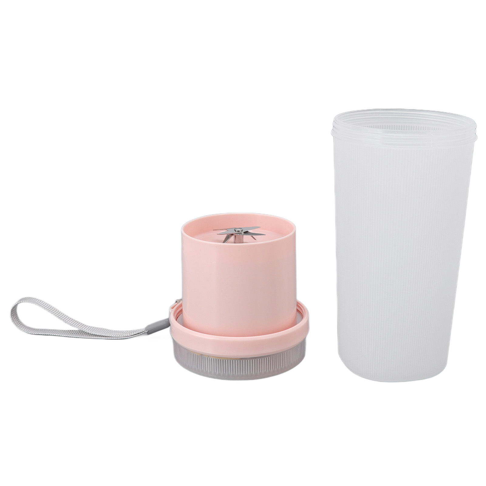 Elektrischer Entsafterbecher 300 Ml, Tragbar, Usb-aufladbar, Mit 6 Edelstahl-schneidmessern, Entsafter-mixerbecher