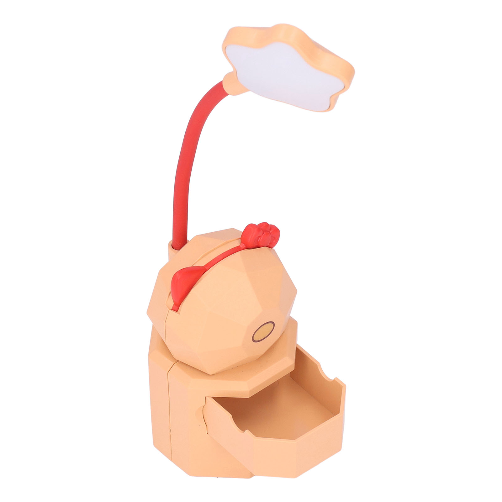 Led-schreibtischlampe Mit Usb-ladefunktion, Warmem Licht, Niedlichem Cartoon-design, Augenschonend, Mit Aufbewahrungsbox, Grün