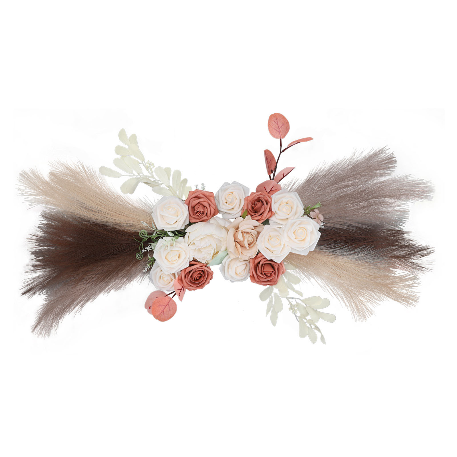 Hochzeitsbogen Im Böhmischen Stil, Floraler Türsturz, Künstlicher Blumenkranz