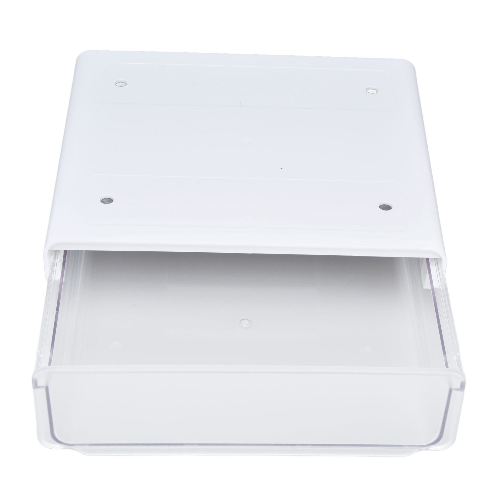 Acryl-schubladenaufbewahrung, Verdeckter Acryl-schubladenhalter Mit 3 Klebepunkten Für Das Homeoffice