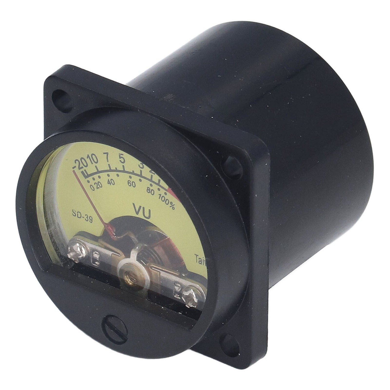 Vibrations- Und Statisch Resistenter Vu-meter-lautstärkemesser Mit Hintergrundbeleuchtung Für Tonstudios Und Heimlautsprecher, 50 Ma, 12 V