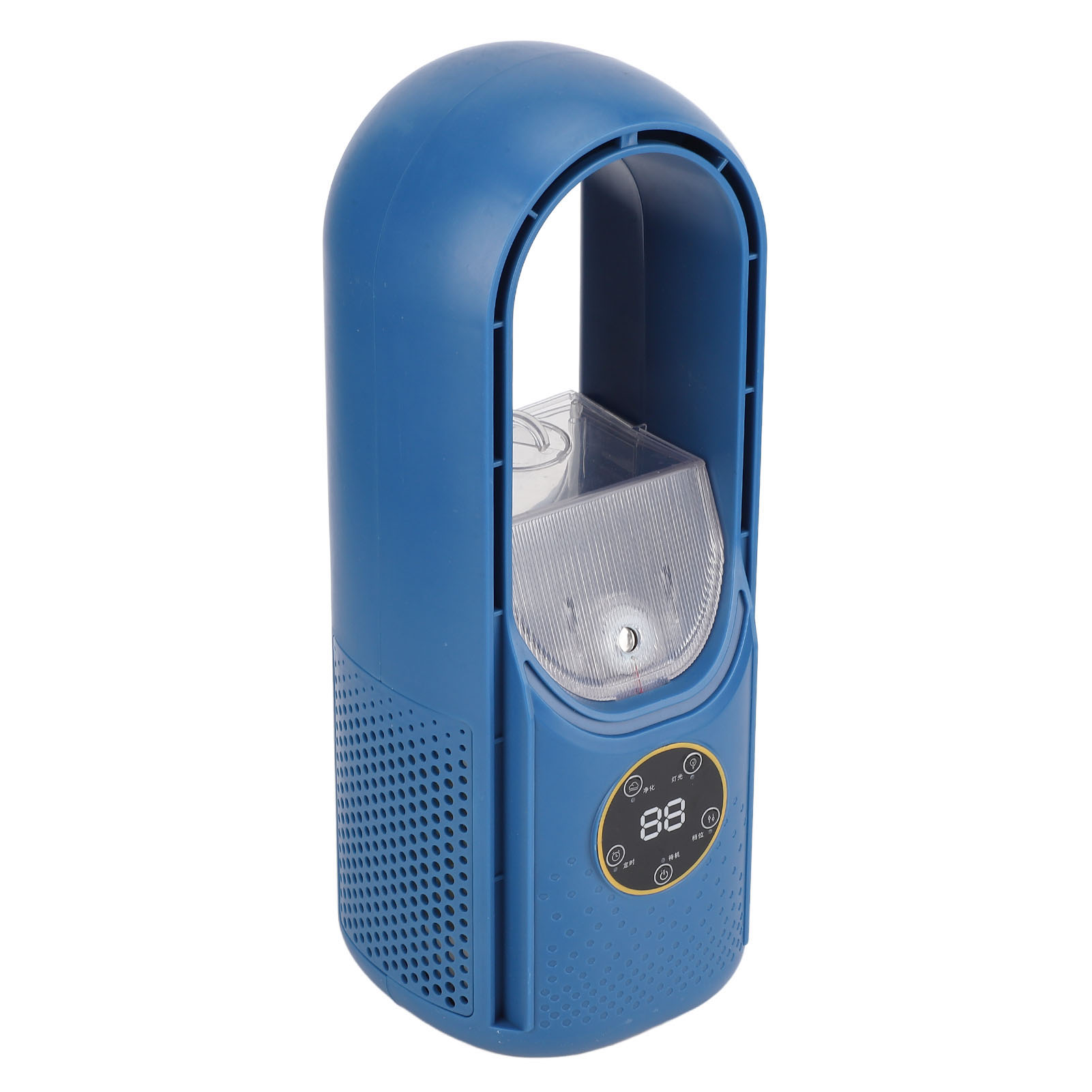 Multifunktionaler, Blattloser Usb-turmventilator Mit Integrierter Nebel- Und Luftbefeuchtungsfunktion, Ideal Für Zuhause, Studentenwohnheim Oder Büro.