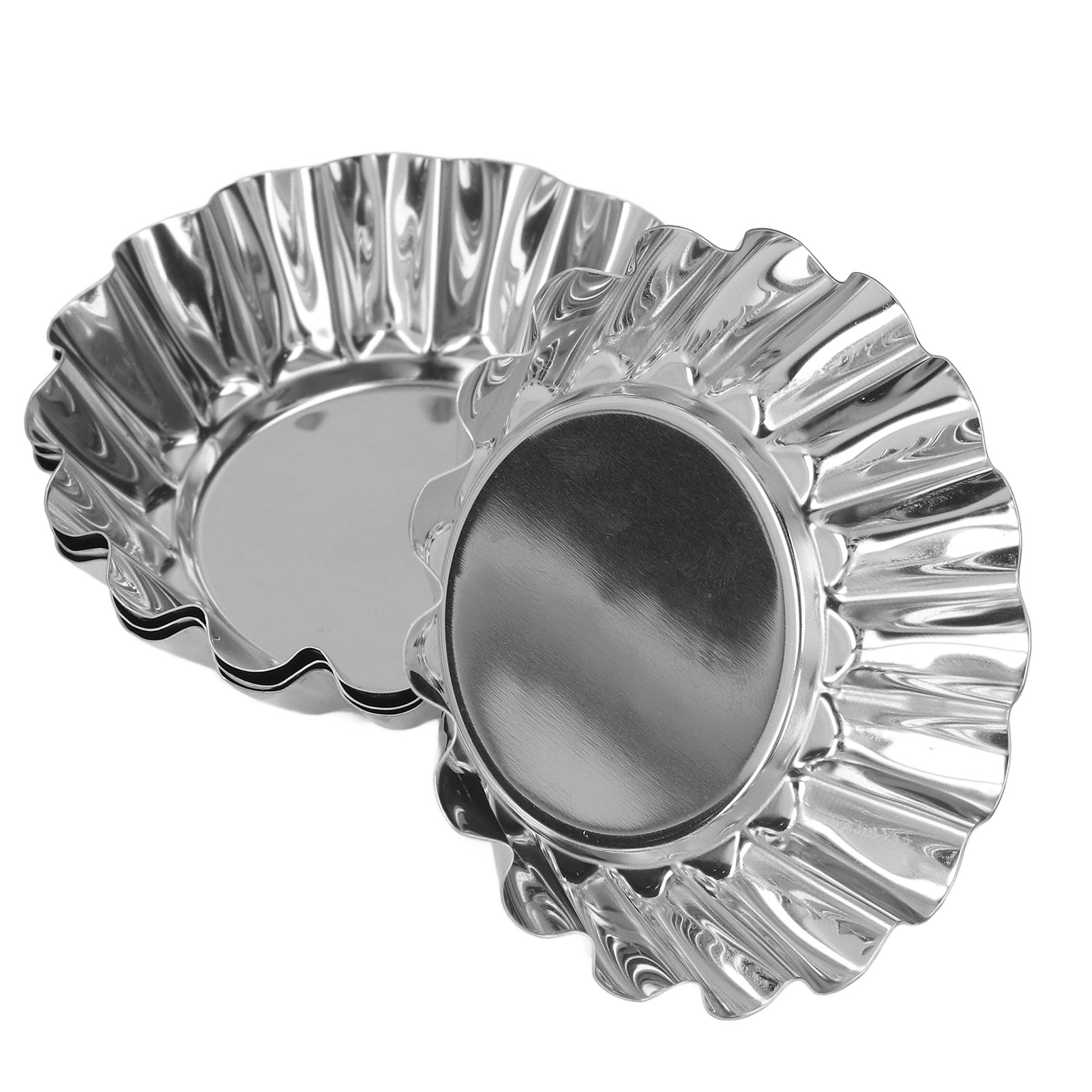 12-teiliges Eierkuchen-formen-set Aus Edelstahl, Mini-rund-muffin-formen-backwerkzeug-set