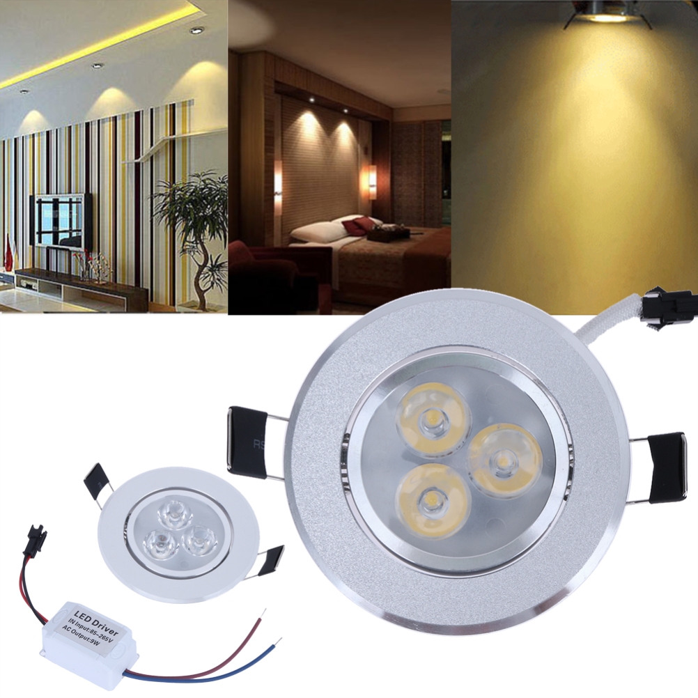 9-w-led-einbaustrahler, Einstellbare Helligkeit, Für Schmuckvitrinen In Hotels