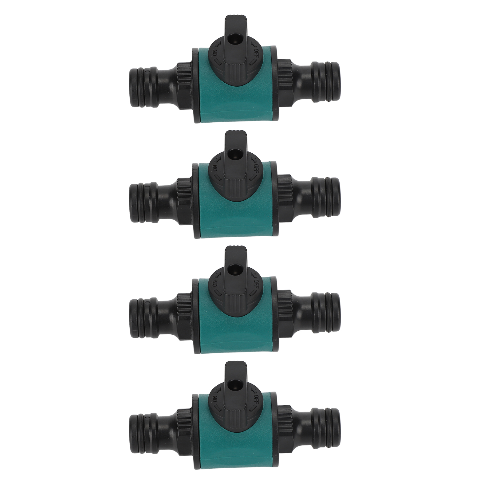 4er-set Schlauch-schnellverbinder, Auslaufsicher, Aus Kunststoff, Doppelkopf-gartenschlauchadapter Für Bewässerungssysteme