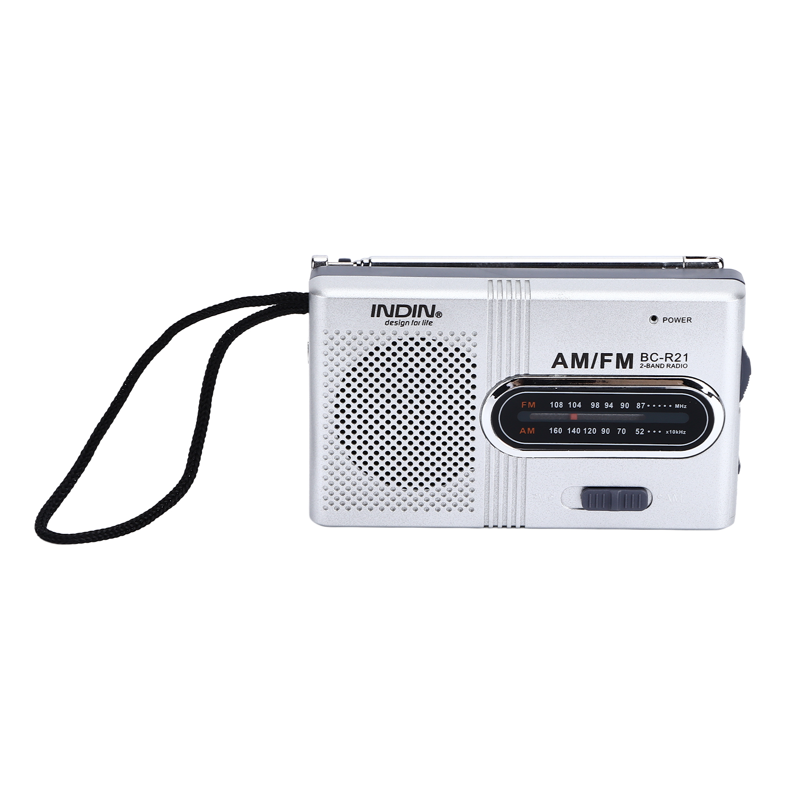 Tragbares Taschenradio, Mini-radioplayer, Am/fm-kompaktradio, Batteriebetrieben