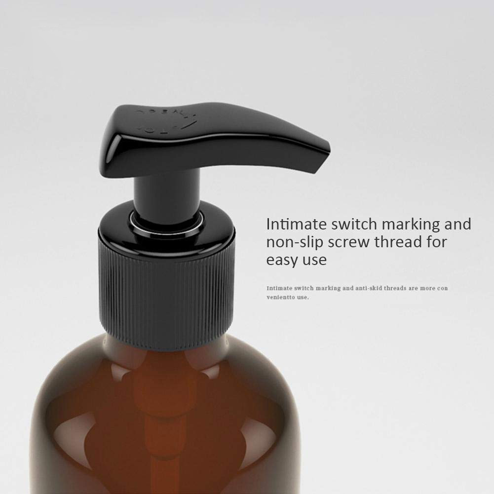 Set Aus 4 Plastikflaschen Mit Pumpe À 500 Ml, Nachfüllbare Seifenspender Für Bad Oder Küche, Zum Händewaschen, Für Lotionen, Shampoo Und Spülung.