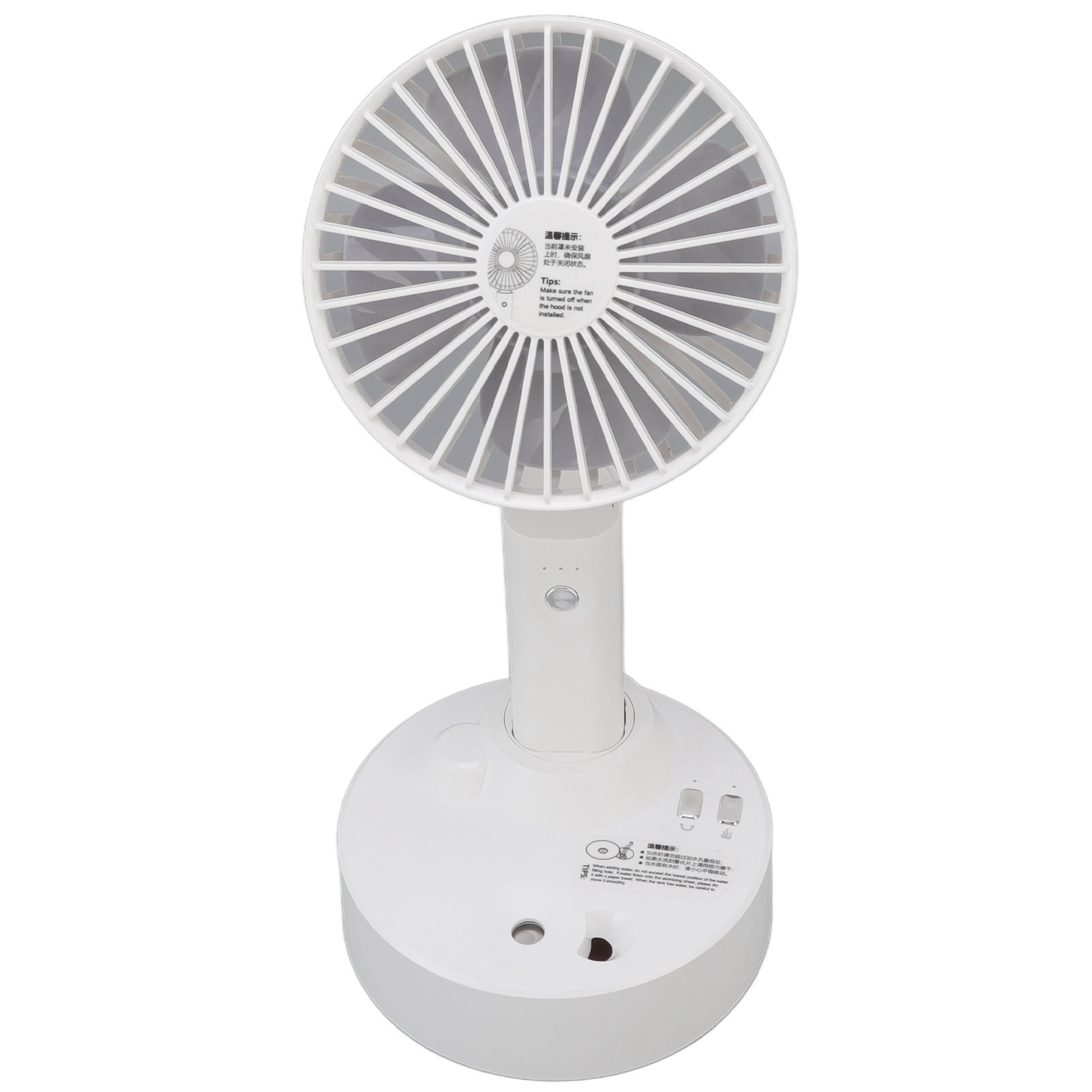 Mini-usb-tischventilator Mit Ladestation, 3 Geschwindigkeitsstufen, Sprühfunktion, Automatischer Oszillationsfunktion Und Ladestation.
