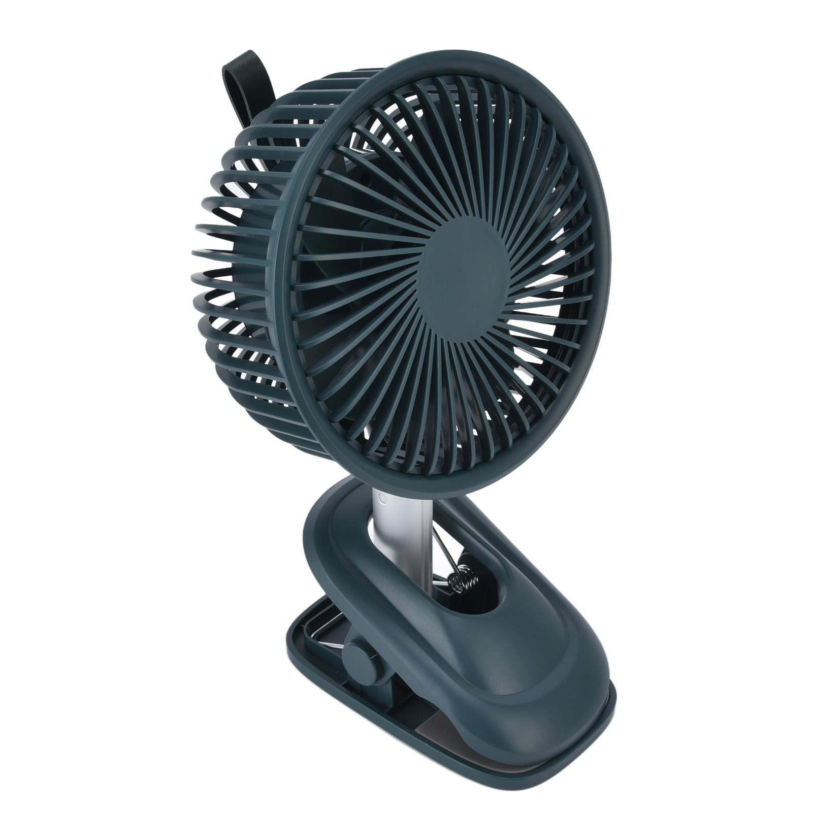Clip-ventilator, 360°-drehung, Usb-ladeanschluss, 3 Geschwindigkeitsstufen, Starker Luftstrom, Stabile Klemme, Kleiner Tischventilator, Grün