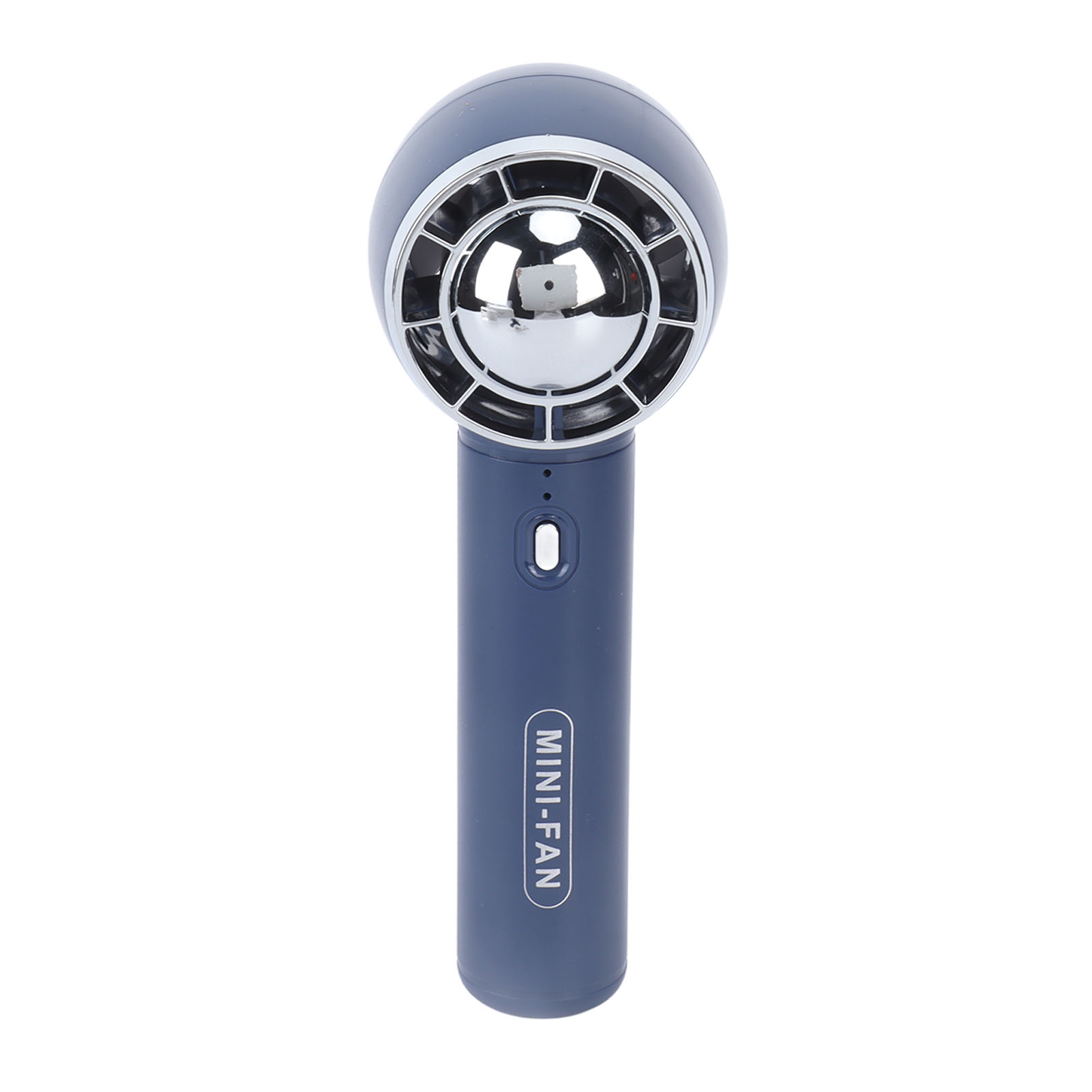 Tragbarer 3-stufiger Ventilator, Usb-ladefunktion, Leistungsstarke Belüftung, Geringes Gewicht, 1200 Mah Akku, Ideal Für Büro Und Reisen (blau).