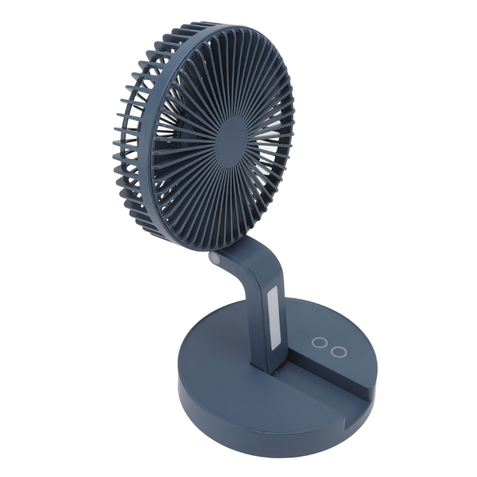 Zusammenklappbarer Tischventilator Mit 3 Geschwindigkeitsstufen, Usb-aufladbar, Kein Bohren Erforderlich, Elektrisch Und Oszillierend, Für Zuhause Und Büro (blau).