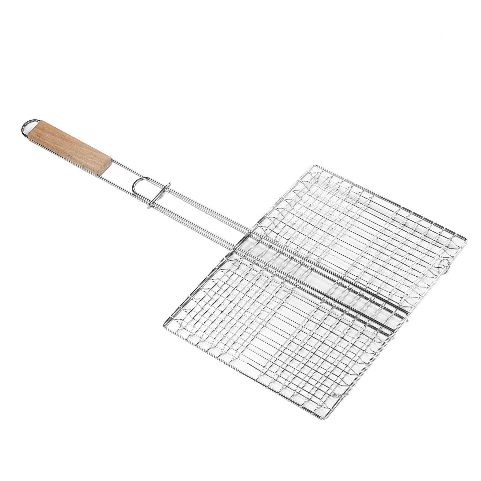 Grillkorb Aus Rostfreiem Edelstahl, Multifunktional, Für Fisch Und Grillen Im Freien.