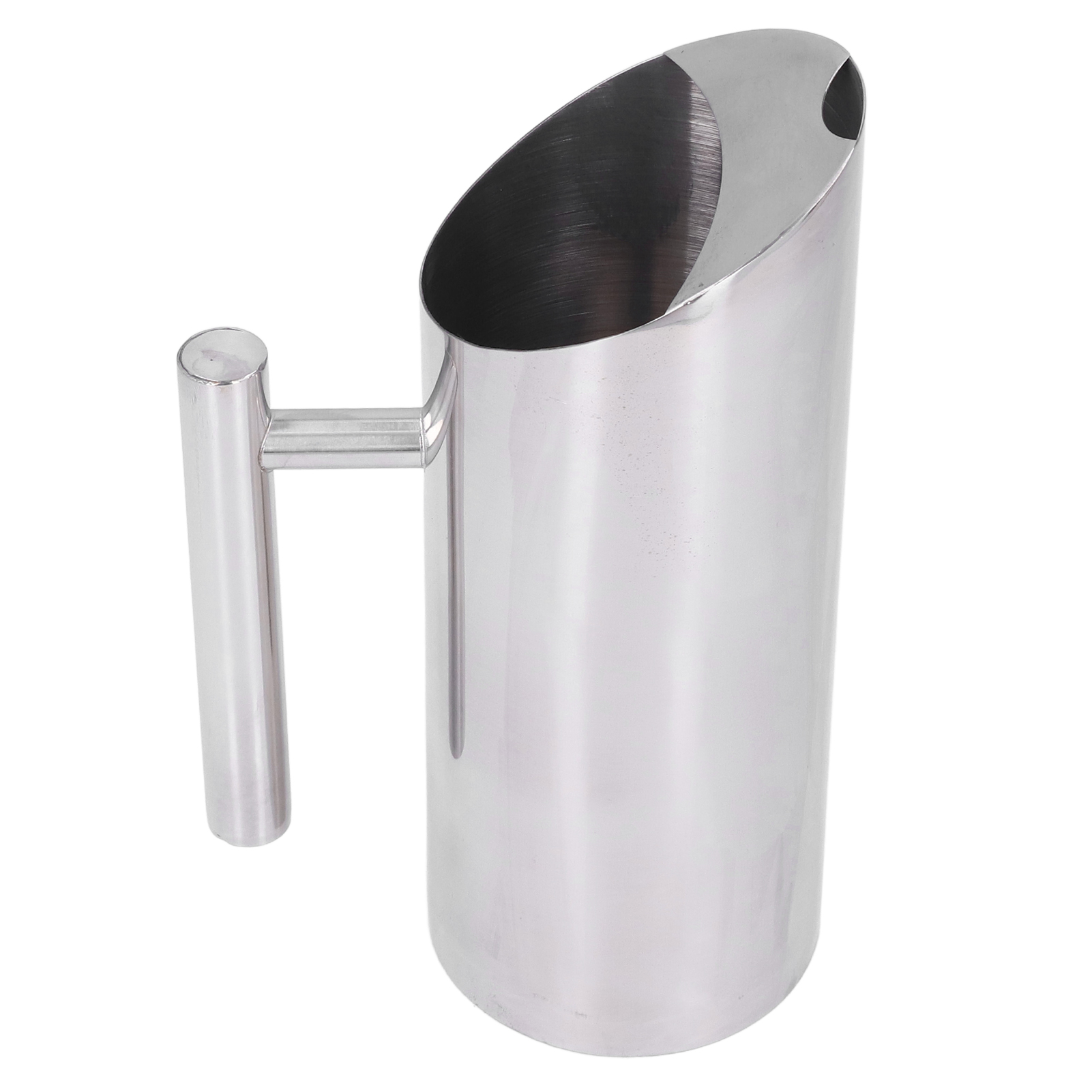 Edelstahl-wasserkrug Mit Ergonomischem Griff, 1 Liter / 33,8 Oz, Für Zuhause, Restaurant Oder Café