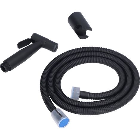 Bidet-sprühgerät Aus Edelstahl G1/2, Einstellbarer Wasserdruck, Tragbar, Platzsparend, Einfache Installation, Handbrause, Matt Schwarz