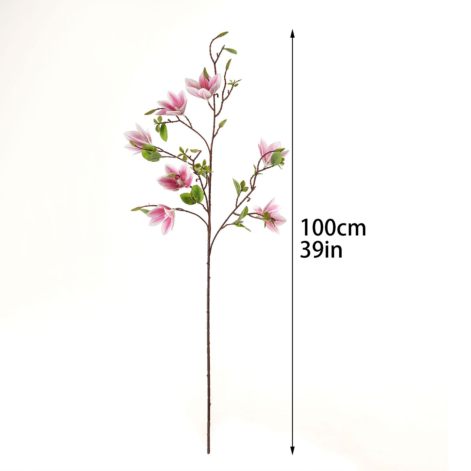 Künstlicher Magnolienstrauß Mit 7 Köpfen, Magnolienstielblumen Für Zuhause, Künstliche Blumen, Hochzeitsdekorationen
