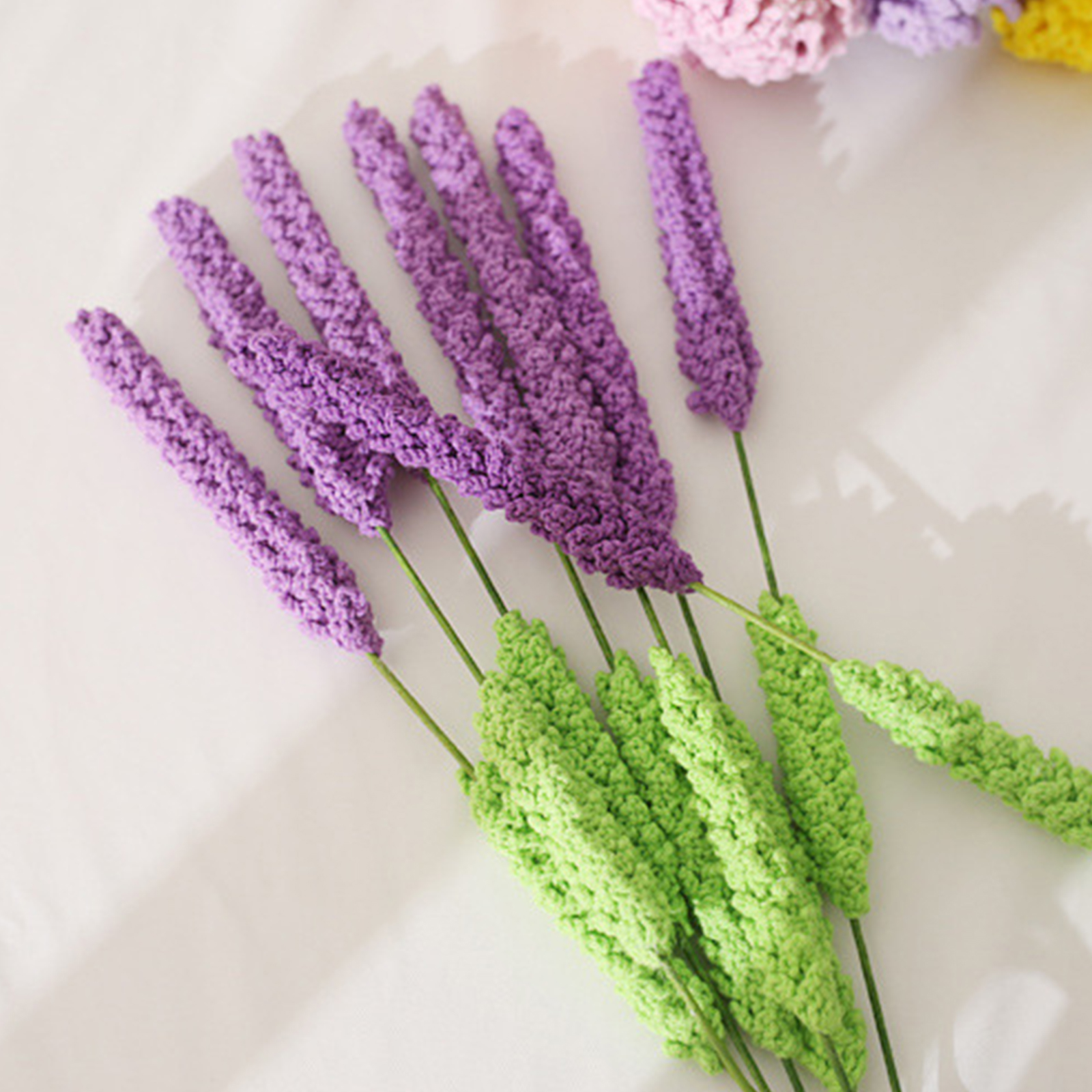 Handgewebter Blumenstrauß Aus Künstlicher Wolle, Nelkendekoration