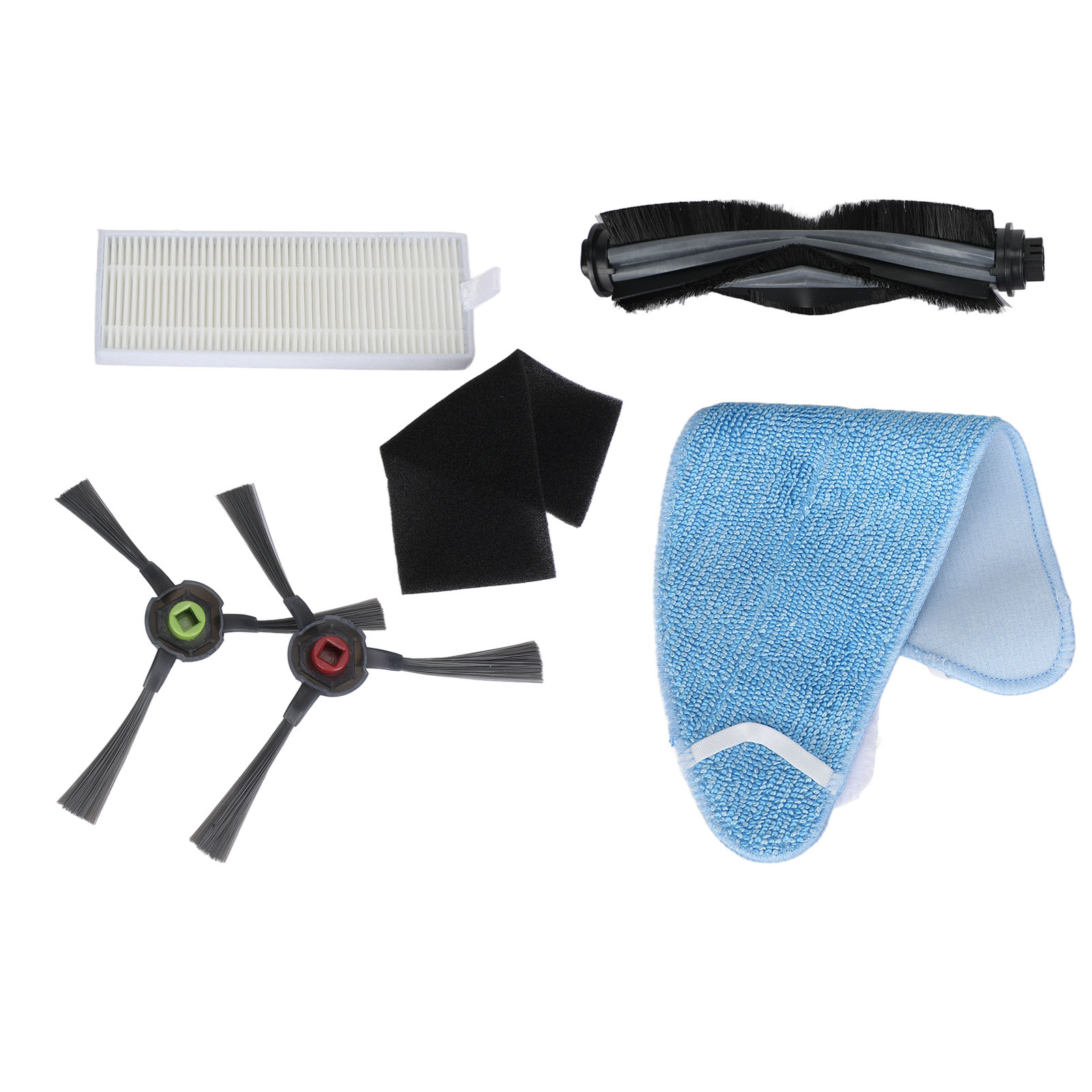 Yeedi K650 Wischmopp-zubehörset: Waschbarer Mopp, Einwegmopp, Rotierende Bürste, Seitenbürste Und Filter.