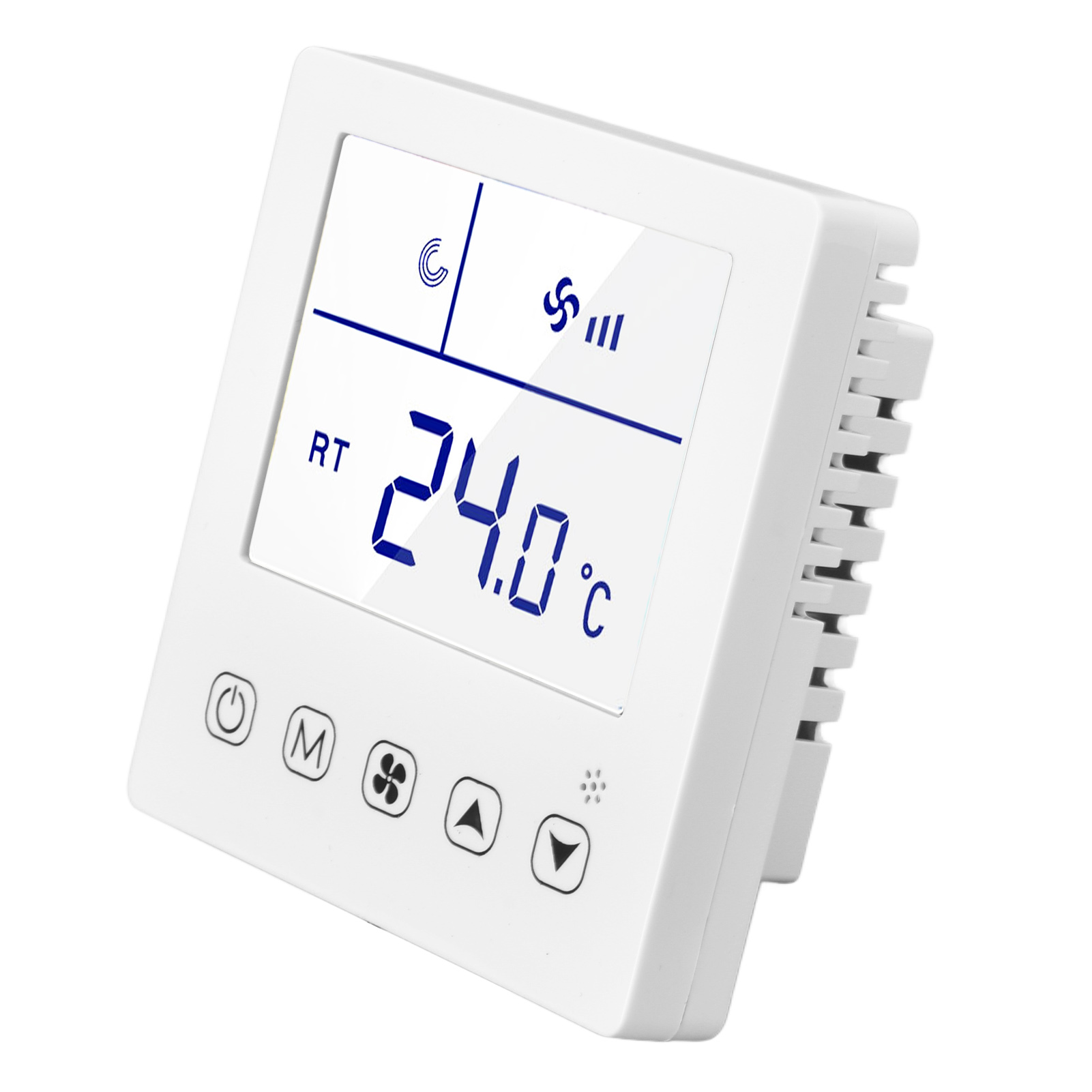 Digitaler Thermostat Mit Belüftungsfunktion, Präzisem Lcd-display Und Temperaturregler Für Klimaanlagen In Haushalten Und Hotels (220 V Ac).