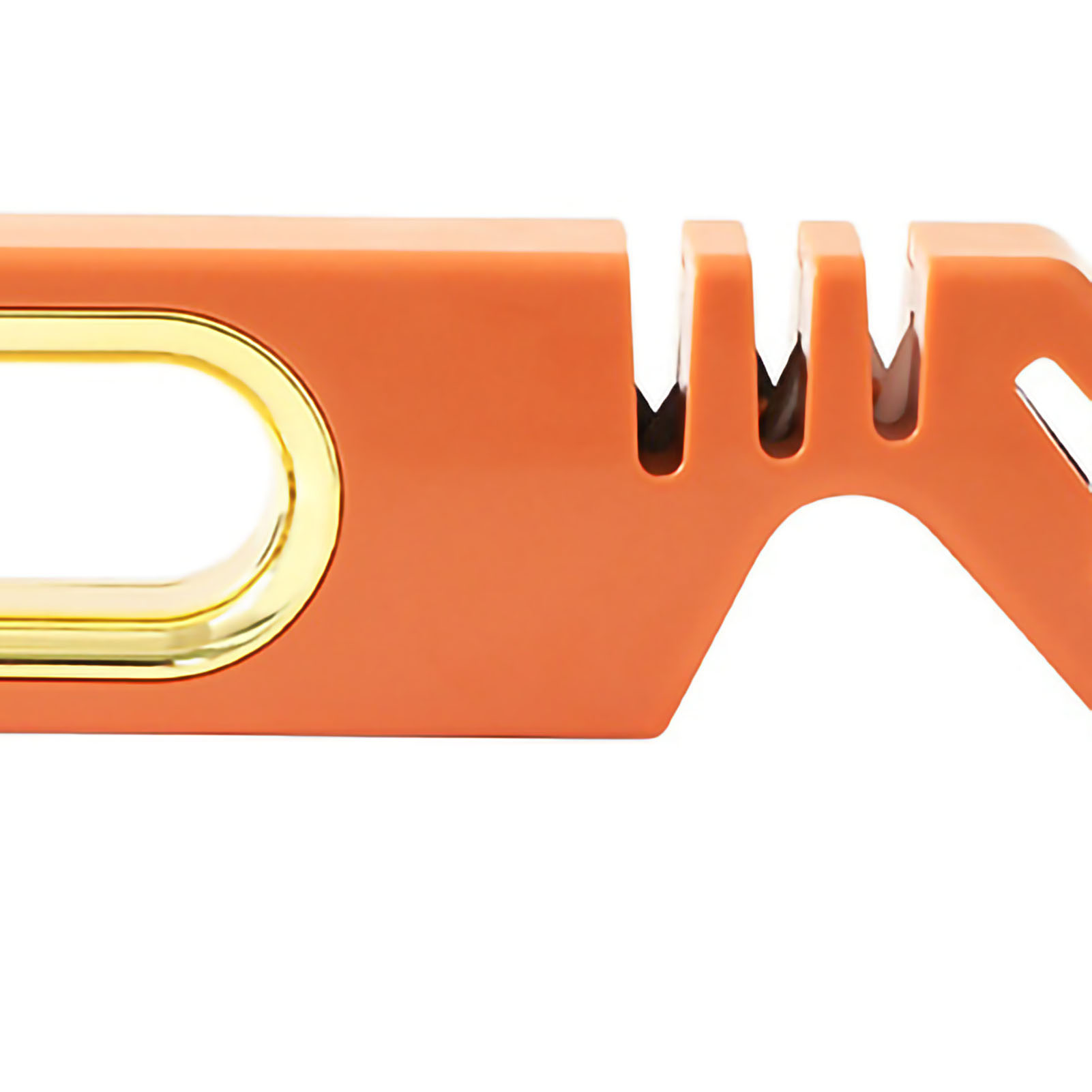 4-in-1-messerschärfer, Rutschfest Und Effizient, Für Küchenmesser Und Scheren, Orange