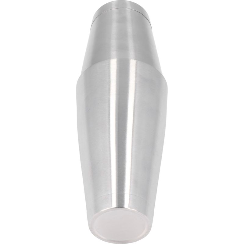 Cocktailshaker-set Aus Edelstahl Für Barkeeper, Bestehend Aus Einem Doppelboden-shaker Und Einem Rührwerkzeug.