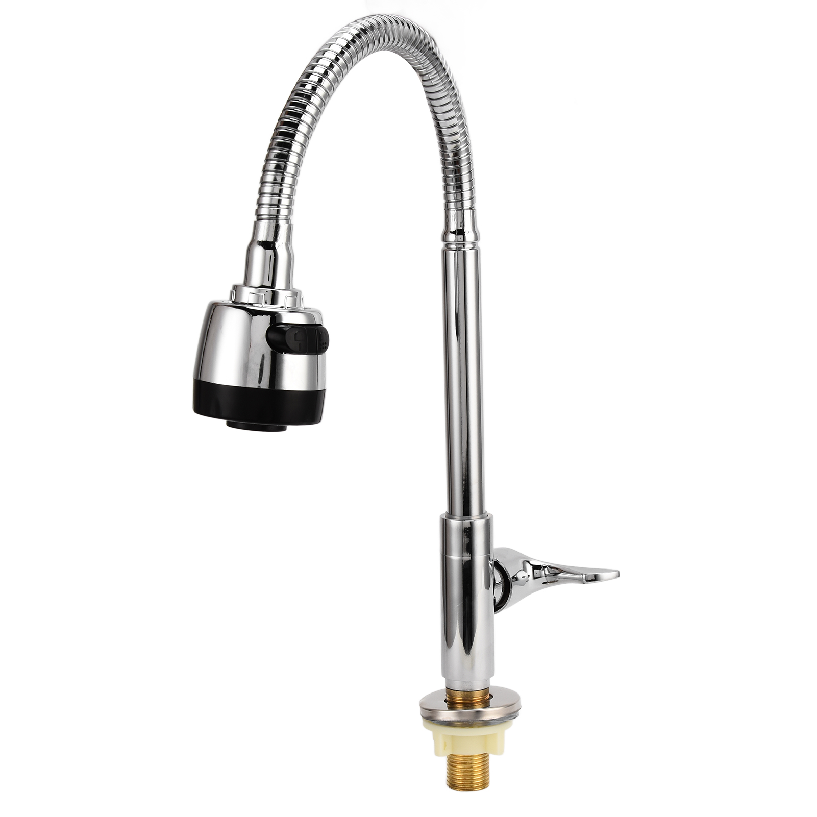 Küchenarmaturen Mit 360°-drehung, Wassermengenregulierung, Einfache Installation, Rostfrei, Ausziehbar, Vertikal, Universell Einsetzbar.