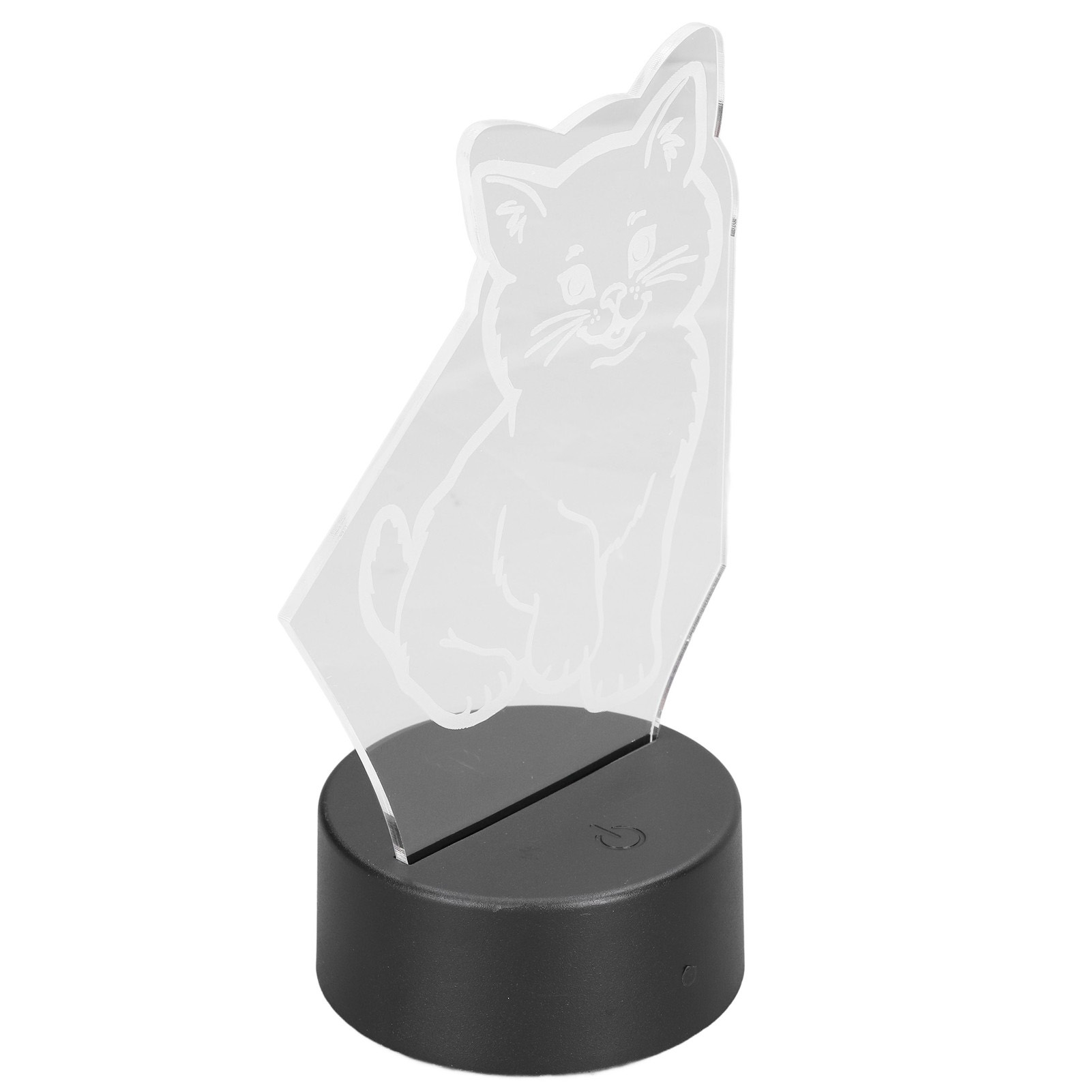3d-katzenlampe Mit 3d-led, Einstellbaren Farben, Weichem, Warmem Licht, Sicher, Langlebig, Einfache Bedienung, Usb- Oder Batteriebetrieb, 3d-nachtlicht