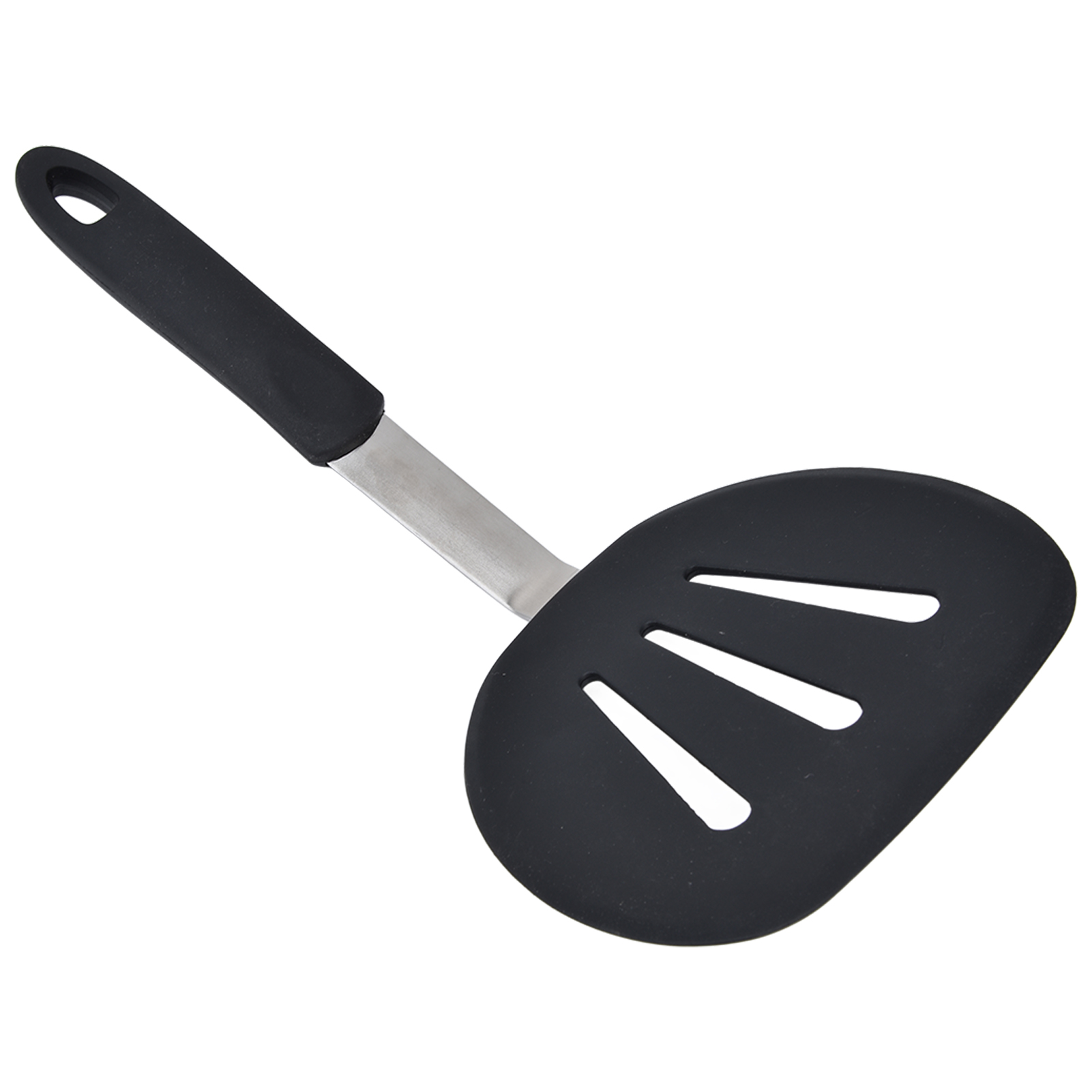 Breiter, Runder Chef-spatel Aus Flexiblem, Hitzebeständigem Silikon Für Pfannkuchen, Eier Und Mehr