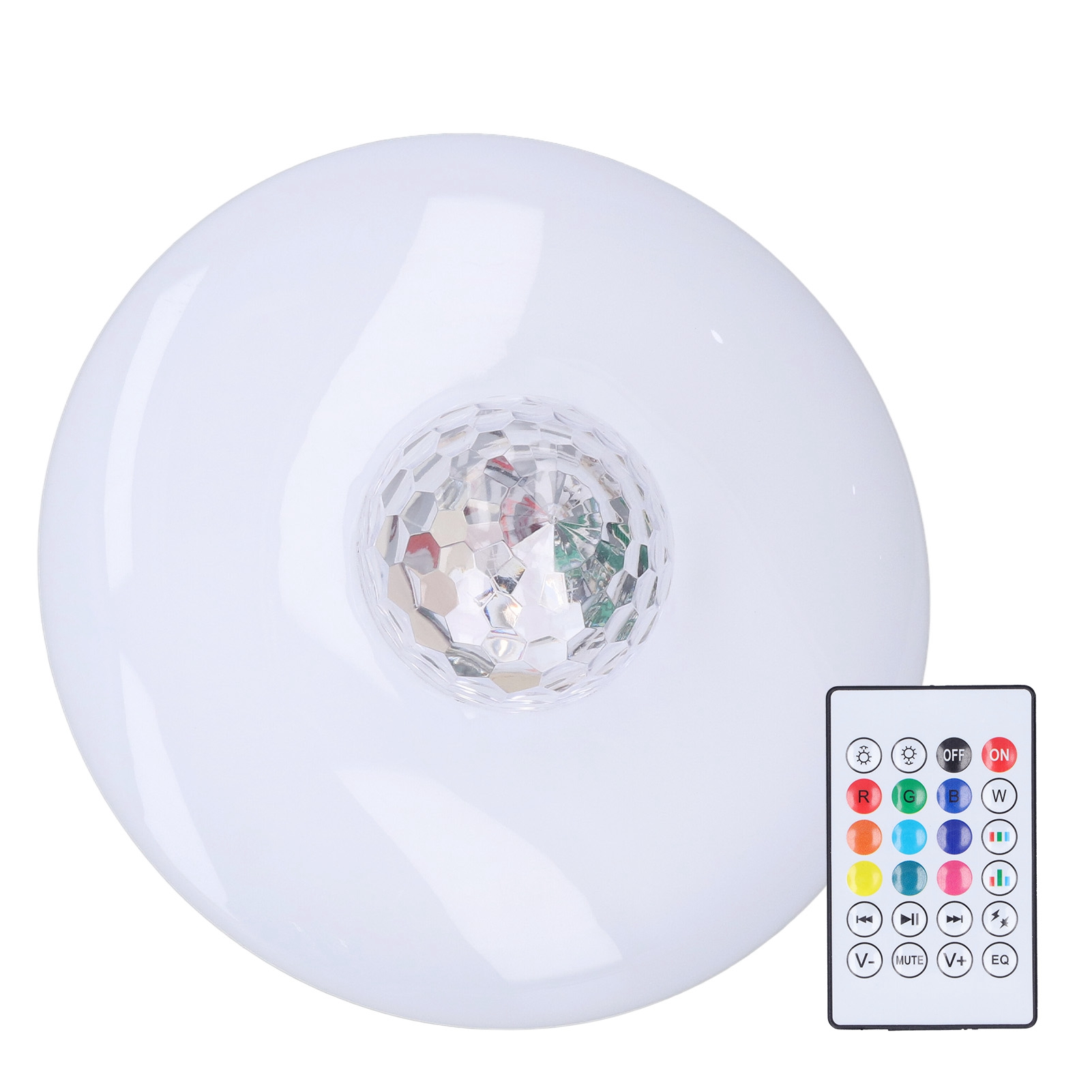Led-projektionsleuchte Mit Bluetooth, Dynamischem Welleneffekt, E27-fassung, Rgb-fassung, Fernbedienung, 24 W, 85–265 V