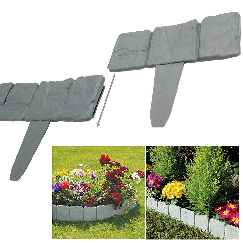 30 Dekorative Kunststoff-rasenkantenleisten Für Garten Und Rasen