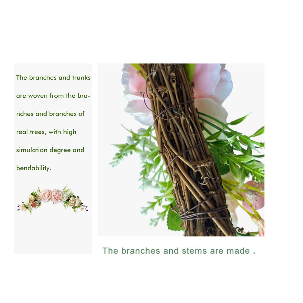 Künstlicher Pfingstrosen-blumenstrauß, Dekorative Girlande Für Hochzeitsbögen Und Haustüren