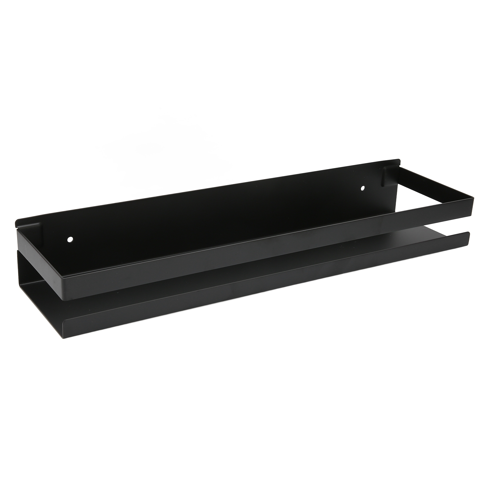 Badezimmerregal, Schwarz, Großer Stauraum, Wasserdicht, Hohe Tragkraft, Hotelregal-set, 40 X 10 X 6 Cm