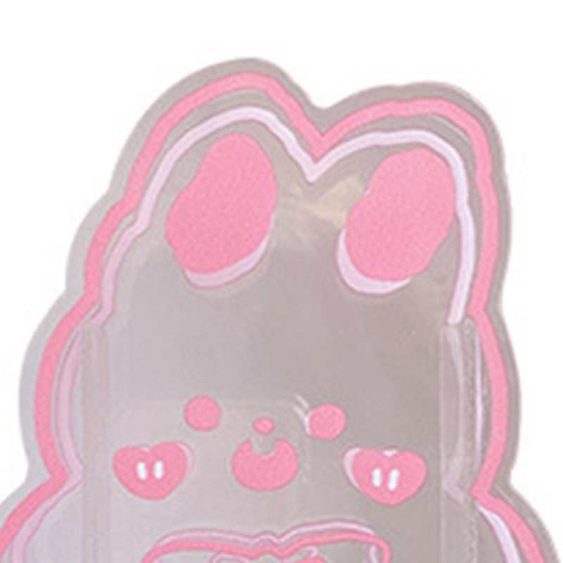 Ein Transparentes, Multifunktionales Federmäppchen Und Acryl-etui Zur Aufbewahrung Von Make-up-pinseln Mit Einem Niedlichen Hasenmotiv, Ideal Fürs Büro Oder Den Schminktisch. Perfekt Fürs Büro Oder De