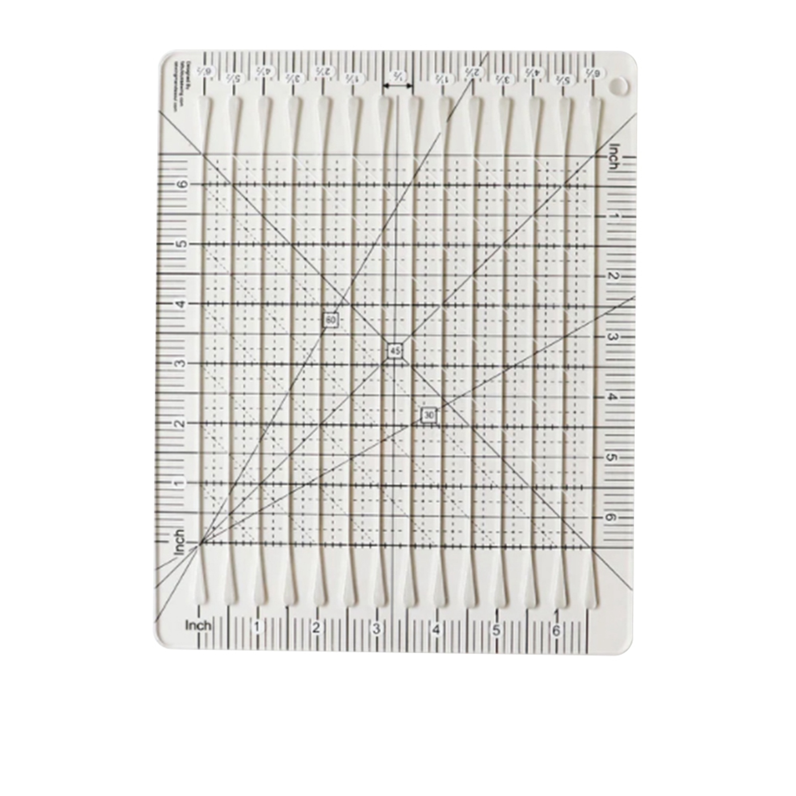 Transparentes Acryl-patchworklineal Zum Einfachen Schneiden Und Nähen.