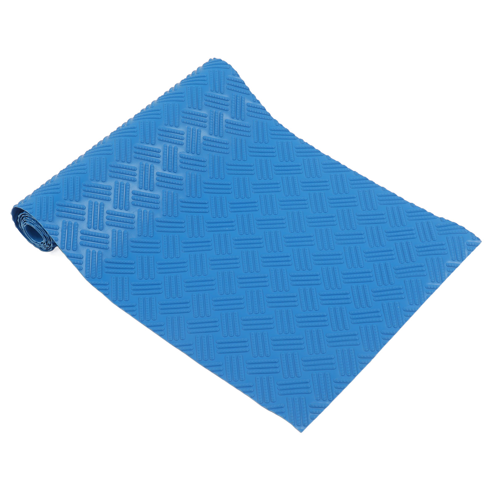 Rutschfeste Schutzmatte Für Schwimmbadleitern, Wellenmuster, Blau.