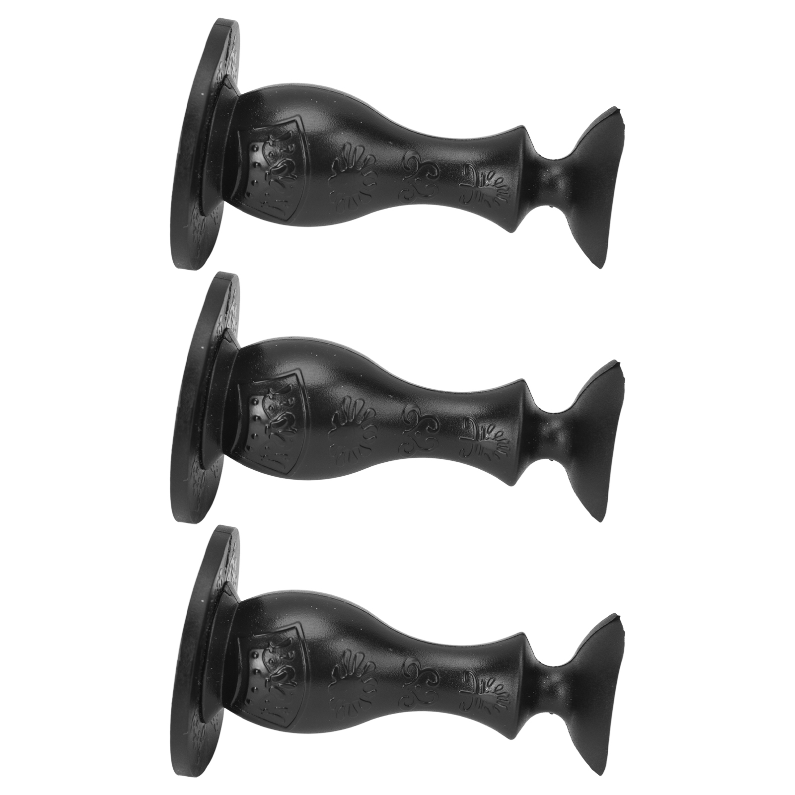 3er-pack Türstopper Für Frontlader-waschmaschinen, Türhalterung Aus Gummi Für Den Familiengebrauch, Schwarz