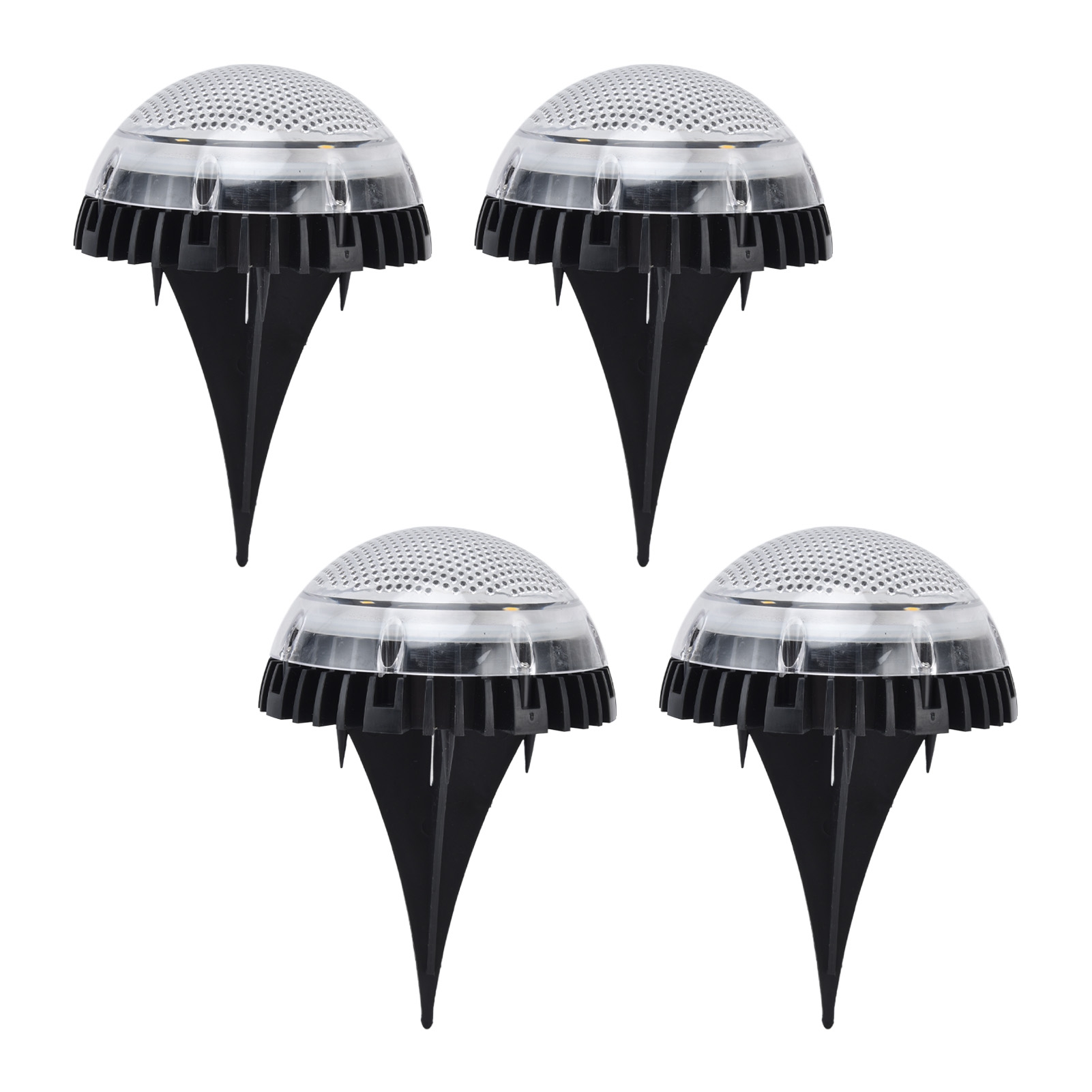 Stück Wasserdichte Solar-bodenleuchten Mit Farbverlauf, 8 Leds, Solar-terrassenleuchten Für Den Außenbereich