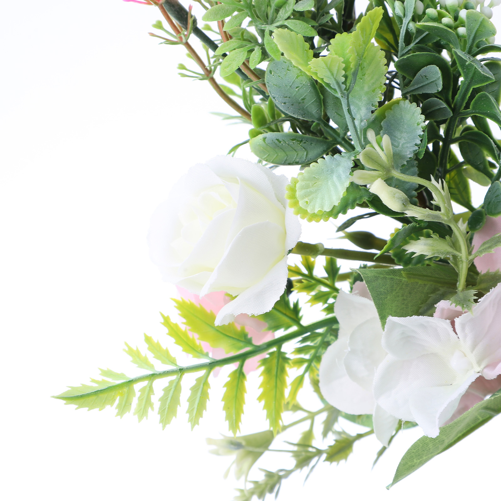 Wandbehang Aus Eisen, Blumen Und Pflanzen, Künstlicher Kranz Aus Seidenstoff, Türbehang Für Wohnzimmer, Schlafzimmer, Hochzeit