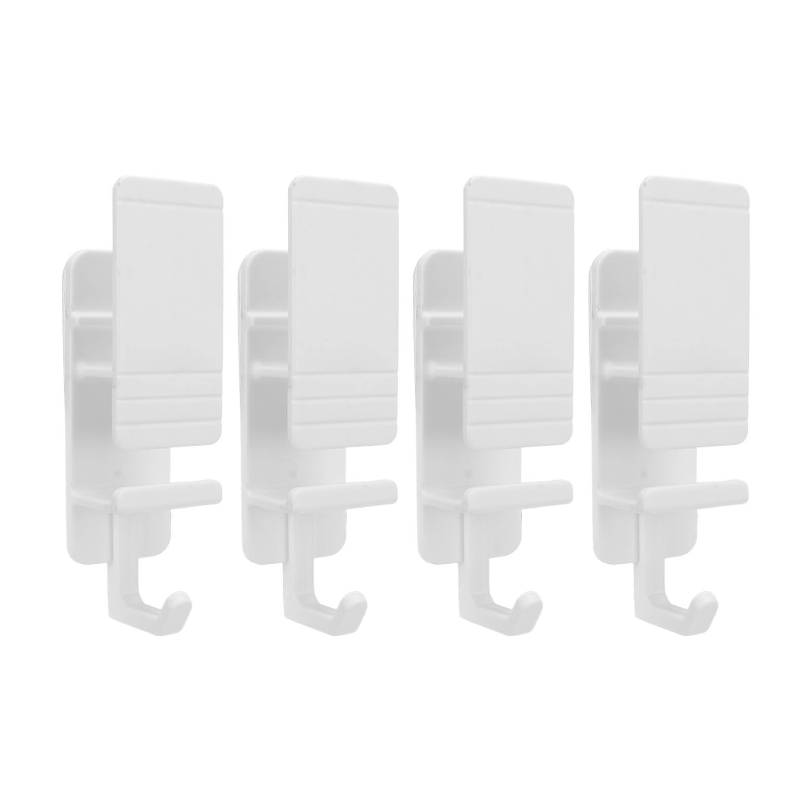Set Mit 4 Badezimmerhaken, Selbstklebend, Wasserfest Und Rutschfest, Große Universalhaken Für Küche, Wohnzimmer, Badezimmer Und Schlafzimmer.