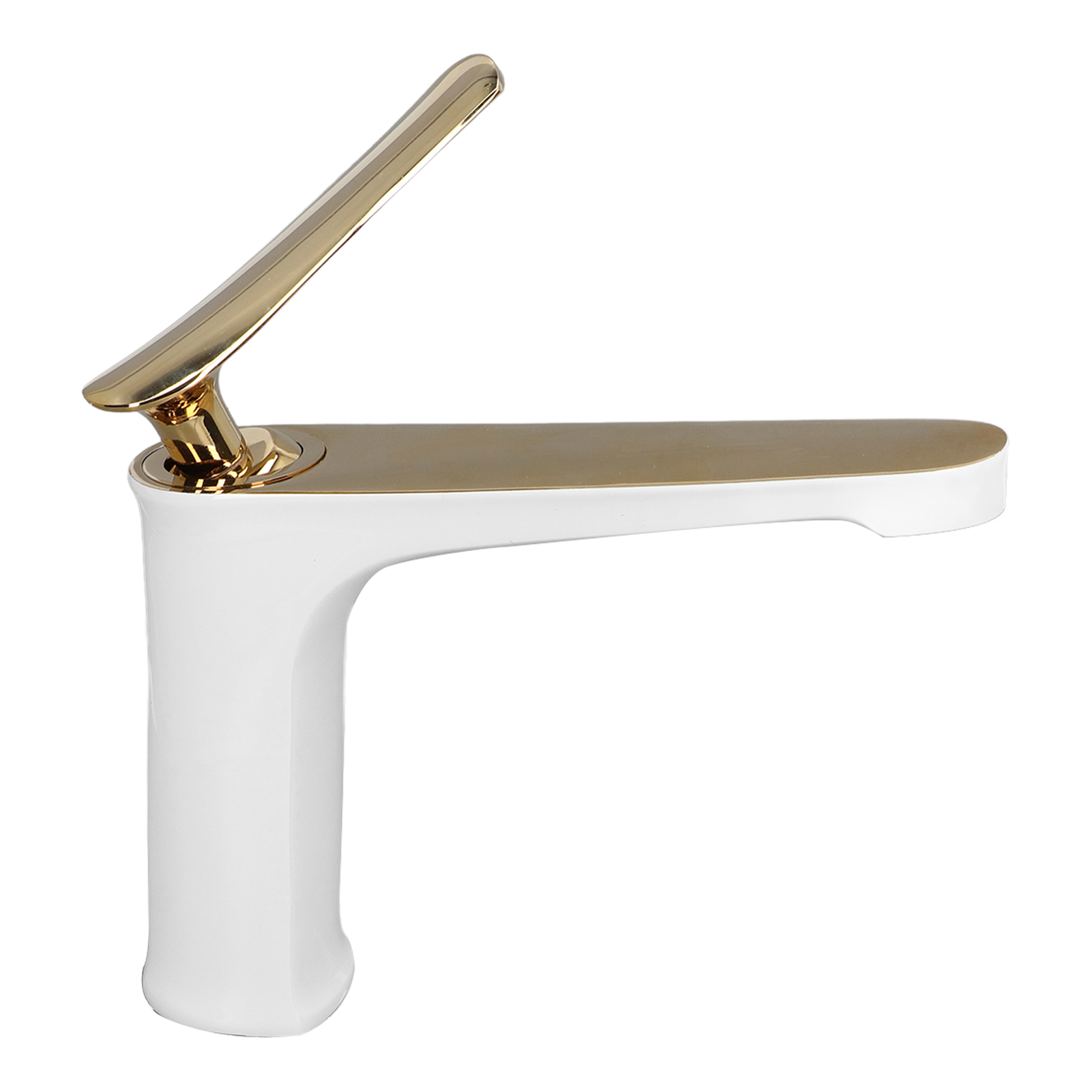 G1/2 Wasserarmatur Messing Waschbecken Badewanne Einhebelmischer Badezimmer Waschtischarmatur