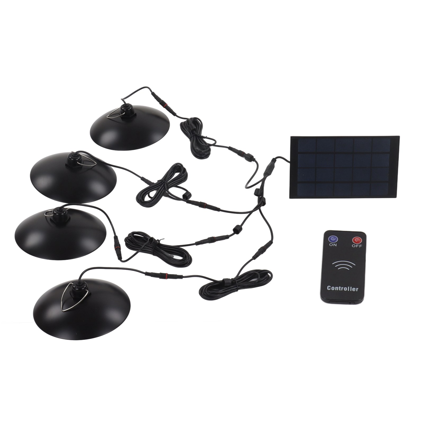 Hochleistungsfähige, Wasserdichte Led-solarleuchte (ip65) Mit Infrarot-fernbedienung, Solar-deckenleuchte Für Den Außenbereich
