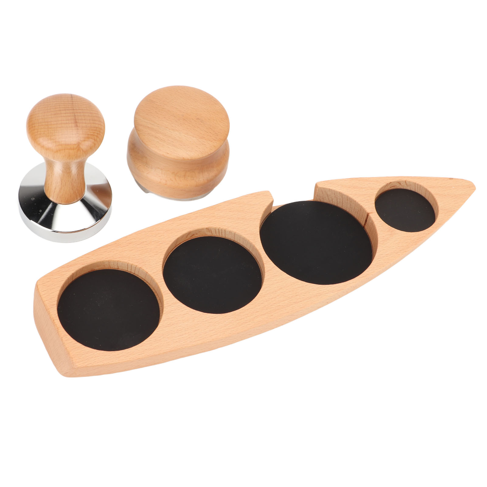 Kaffeepulver-hammerspender Und Ständer-set, Ideal Für Cafés, Restaurants, Bars Und Private Küchen (größe S, Sockel 51/53 Mm, Hammer Und Spender 51 Mm).