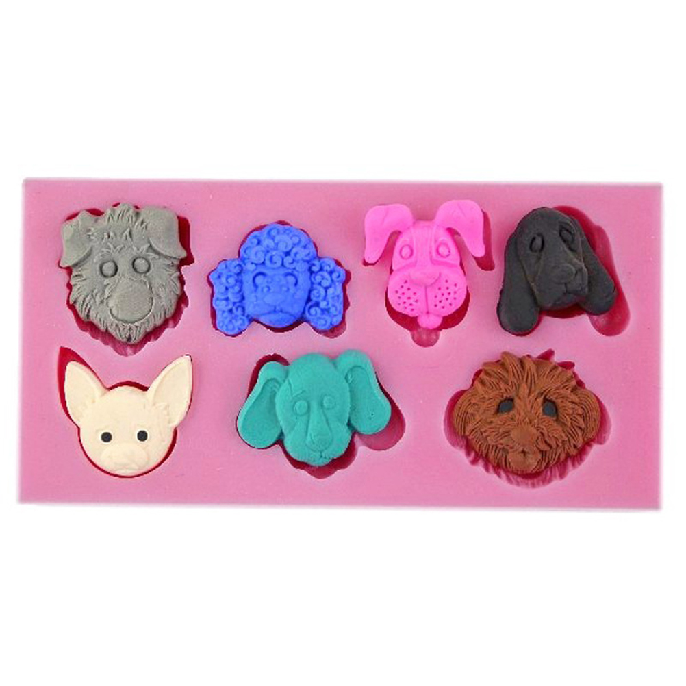 Schokoladenformen, Süßigkeitenformen Mit Cartoon-hundenmotiv, Kuchenformen, Silikon-backformen, Fondantformen Für Die Heimische Küche, Diy-backwerkzeuge