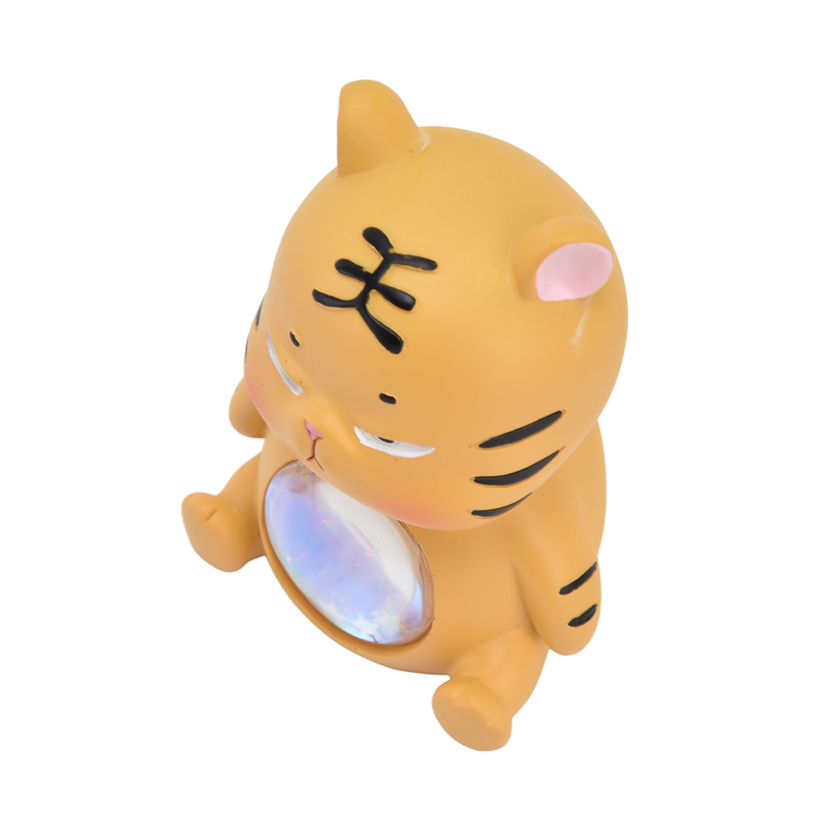 Nachtlicht In Tierform, Niedlich, Exquisit, Langlebig, Sicher, Umweltfreundlich, Dekorative Sternenlampe, Orangefarbener Tiger