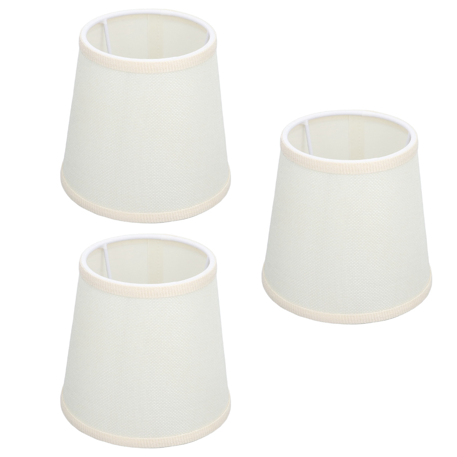 3er-set Tischlampenschirme, Handgefertigt, Hohe Lichtdurchlässigkeit, Weicher Stoff, Äußerst Langlebig, Sicheres Design, Kleine Lampenschirme